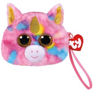 Ty Beanie Boo Fantasia Unicorn portemonnee - pluche - 11.5 cm