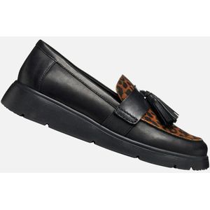 GEOX - Arlara - Loafers - Zwart/Cognac
