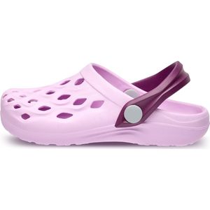 Ladeheid Clogs Kinderen - Tuinschoenen - Lichte - Kinderschoenen - Meisjes - Jongens – Lila – 24/25 - LA-CA-FlowKids