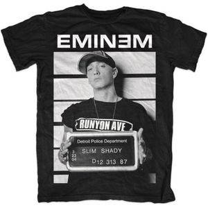 Eminem - Arrest Heren T-shirt - M - Zwart
