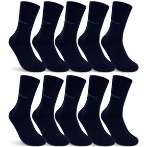 Diabetische Sokken | maat 39-42 | Zonder knellende boord | 9 Paar | comfortabele pasvorm | donkerblauw