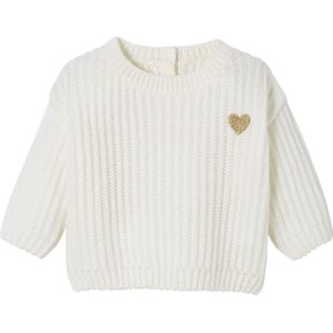 Gebreide Trui - Ivoor - Babytrui - Gouden Hartje