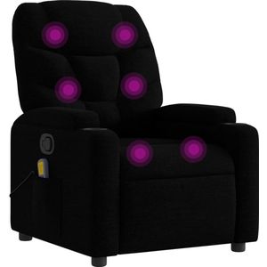 vidaXL - Massagestoel - Zwart - Handmatige Relaxfunctie - Vibratiefunctie