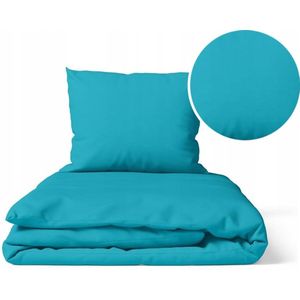 Hotel Kwaliteit Beddengoed 160x200cm Katoen Petrol 2 Kussenslopen