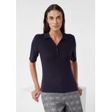 comma - T-Shirt - Slim-fit - Korte Mouwen