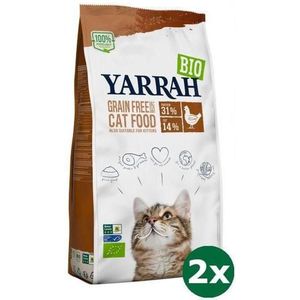 Yarrah cat sterilised grain free kattenvoer 2x 700 gr NL-BIO-01