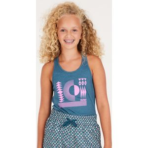 Protest Prtfamous Jr – Tanktop Meisjes – Mouwloos – Ronde hals – Raku Blue