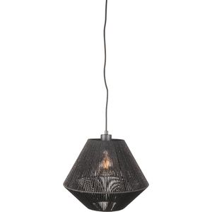 LABEL51 Ibiza Hanglamp - Zwart - Jute - 1-Lichts