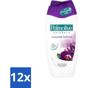 Palmolive Naturals - Douchecrème - Onweerstaanbaar Zacht - 250 ml - Voordeelverpakking - 12 stuks