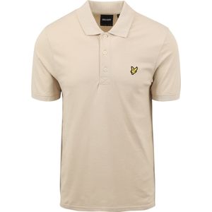 Lyle and Scott - Polo Plain Khaki - Regular-fit - Heren Poloshirt Maat XL