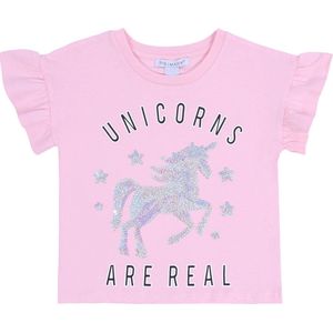 Roze eenhoorn T-shirt