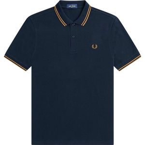 Fred Perry - Polo M3600 Navy - Slim-fit - Heren Poloshirt Maat S
