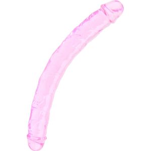 Power Escorts - 12 Inch Double Dildo Jelly Pink - 30 CM - N11949