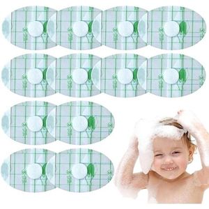 Waterdichte Oor Afdekkingen - 4.4x6.8 cm - 100 Stuks Waterdichte Oorpatches - Transparante Wegwerp - Waterdichte - Plastic Oordouchekappen - Waterdichte Oorpleisters met Katoen - Oorbeschermers voor Haarverf, Douche, Badkamer, Salon en Spa