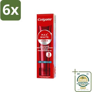 Colgate - Tandpasta - Max White - Ultra Freshness Pearls Whitening - 75 ml - Voordeelverpakking - 6 stuks - Colgate - Whitening