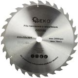 GEKO - Cirkelzaagblad - Tungsten Carbide - 450 mm - 30 Tanden