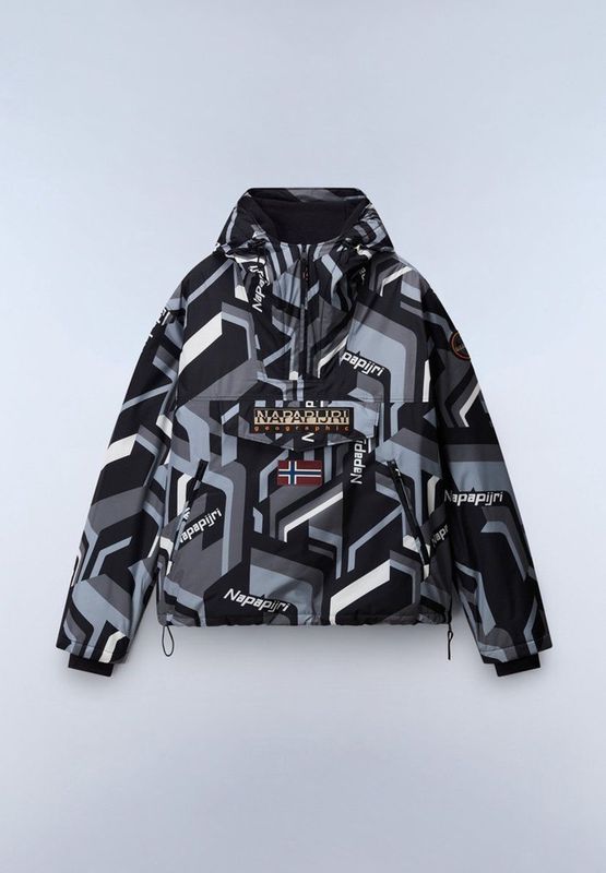 Napapijri, Heren, Jassen, Zwart, Maat: XS Poliester,