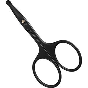 Premium Neushaarschaar met Gebogen Bladen en Veilige Tip voor Precisietrimmen van Gezichtshaar