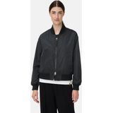 camel active Bomberjack met 2-weg rits - Maat womenswear-34 - Zwart