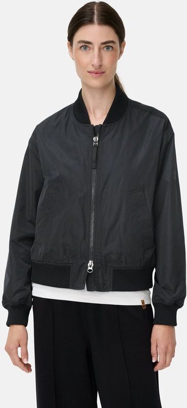 camel active Bomberjack met 2-weg rits - Maat womenswear-34 - Zwart