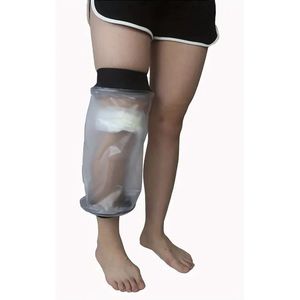 Dutchers.® Douchehoes Been - * - Premium - Waterdichte Gipshoes - Douchehoes Knie - Herbruikbaar - Gips- & Verbandbeschermer - Gipshoes Been - Hoogwaardige Siliconen - Flexibel, Comfortabel & Veilig - Hygiënisch - Fijn in Gebruik - Waterdicht