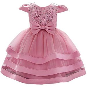 Chique Babymeisjes Bruiloft Jurk in Groen en Roze 9-24 Maanden