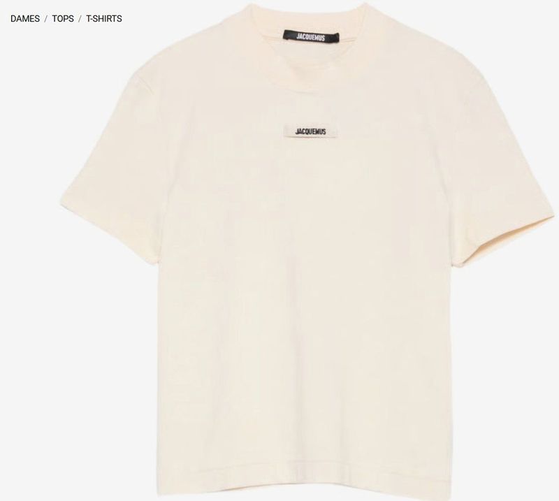 Jacquemus - T-Shirt - lichtbeige - M