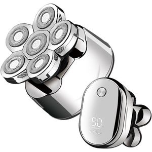 6-in-1 scheerapparaat/trimmer voor hoofd en gezicht