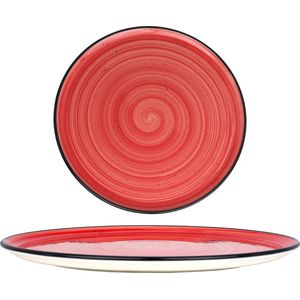 Bonna Pizzabord - Aura Passion - Porselein - 32 cm - set van 2