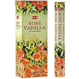 HEM Wierook - Vanilla Rose - Slof (6 pakjes/120 stokjes)