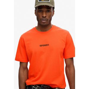 Micro Logo Graphic - T-shirt - Wit - Katoen