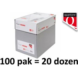 Quantore Economy Kopieerpapier - 100 x pak 500 vel - 80 gr - wit - businesspack (20 dozen)