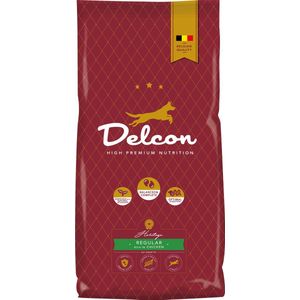 Delcon Hondenvoer - High Premium Hondenbrokken 3kg - Adult Regular - Rijk aan Kip - Hondenvoeding