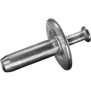 GOEBEL® - 250 x Hamerslag blindklinknagels (Ø x L) 4,8 x 50 mm - Alu Aluminium AlMG 3 / RVS A2 - Vlakke kop - HAMMER - 6060648500 - Popnagel