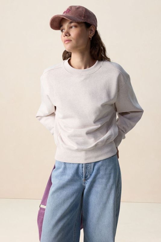 Sissy-Boy - Sweater - Beige - Lange Mouwen - Relaxed Fit