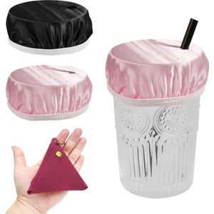 Antidrugsbescherming - 2 stuks - herbruikbaar - druppelbescherming - bekerbescherming - feestjes - drankbeschermdeksel - drankenbescherming