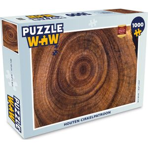 Puzzel Cirkel - Hout - Ringen - Legpuzzel - Puzzel 1000 stukjes volwassenen