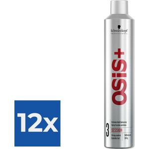 Schwarzkopf Professional OSiS+ Session Hairspray - Haarlak - 500 ml - Voordeelverpakking 12 stuks
