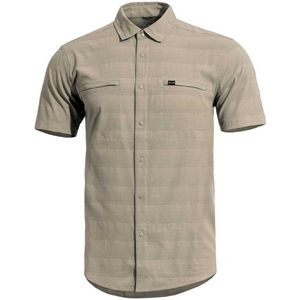 Pentagon Ripple Sunproof Overhemd Met Korte Mouwen Beige M Man