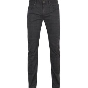 PME Legend - Nightflight Ruit Grijs - Heren - Maat W 31 - L 36 - Modern-fit