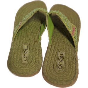 O'NEILL-SPRK ESPADRIL SLIPPER-APPLE GREEN-SIZE 37l
