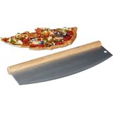 Relaxdays Pizza hak mes gemaakt van roestvrij staal