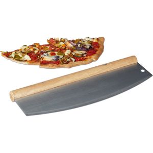 Relaxdays Pizza hak mes gemaakt van roestvrij staal