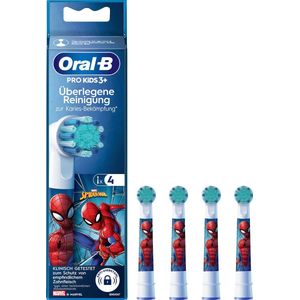 Oral-B PRO Spiderman Opzetborstels, vanaf 3 jaar, 4 stuks