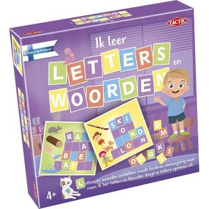 Tactic Ik Leer Letters en Woorden - Leerspel voor Kinderen vanaf 4 jaar - Leer het Alfabet en Vorm Woorden - Geschikt voor de Allerjongsten!