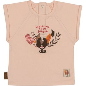 Frogs and Dogs-Jungle T-Shirt Welcome- Pink - maat 68