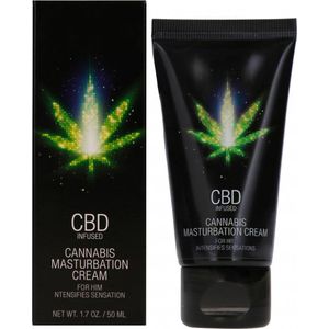 CBD Cannabis Masturbatiecrème voor hem - 50 ml