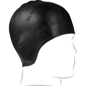 Somstyle Douchemuts - Elastische Zwemmuts - Badmuts Waterdicht - Zwart