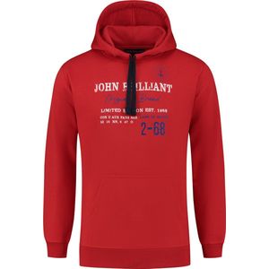 Hoodie sweatshirt met nautische print