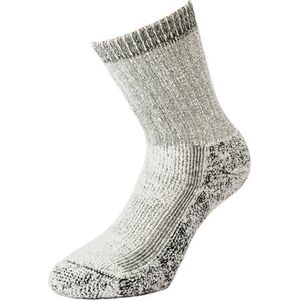 2-Pack Dikke Wollen Thermosokken Met Badstof Voering S5 - Unisex - Grijs - Maat 35-38